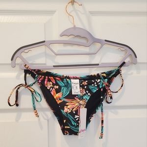 NWT Freya Wild Daisy Side Tie Bikini Bottoms - XS